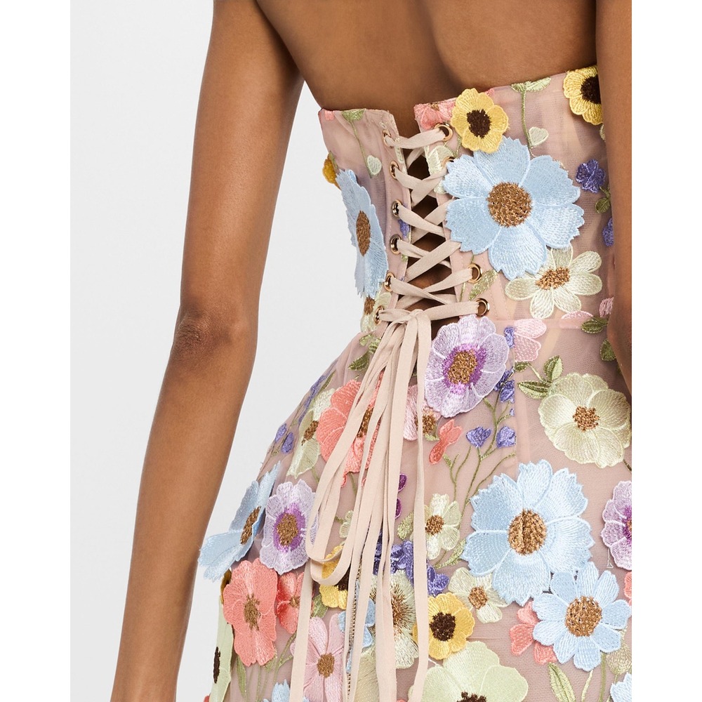 NWT Bronx and Banco Bouquet Maraya Mini Dress $750 - Size 2 / XS - Picture 10 of 16